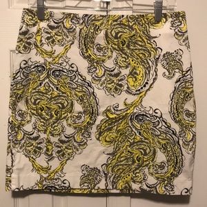 Ann Taylor Print Skirt